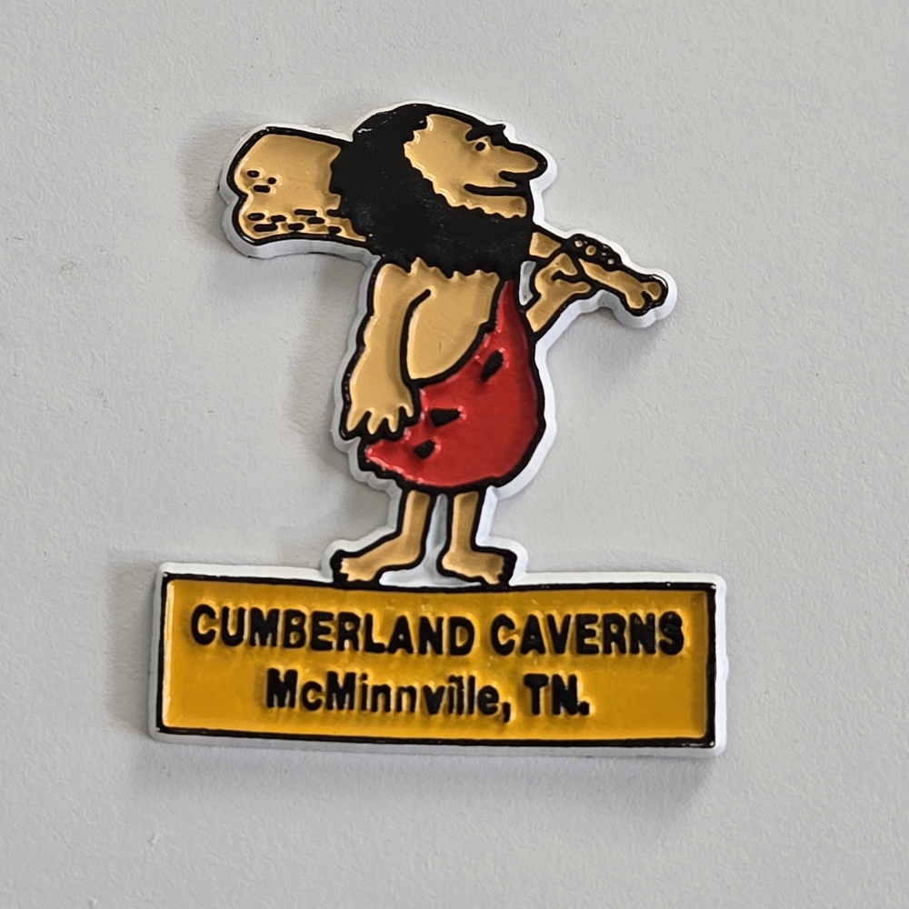 Cumberland Caverns McMinnville Tennessee Souvenir Magnet Caves Caveman Travel